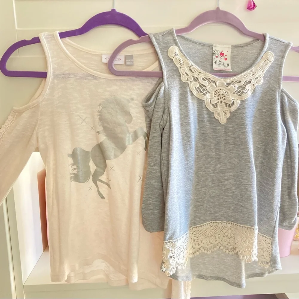 ✨2/$40✨ 2-item Children’s Place + Jenna & Jesse Bundle of Girls’ Shirts/Tops